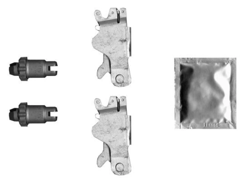 Image of Brake shoe fitting kit TEXTAR 97044200