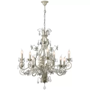 image of Rafael Multi Arm Chandeliers Ivory