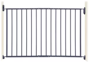 image of Dreambaby Arizona Extending Grey Gate Fits Gaps 68-112cm