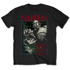 image of Queen 'News of the World' Mens XX-Large T-Shirt - Black