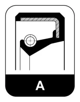 image of Manual Transmission Shaft Seal 131.860 by Elring