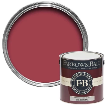 Image of Farrow & Ball Estate Emulsion Paint Rectory Red - 2.5L