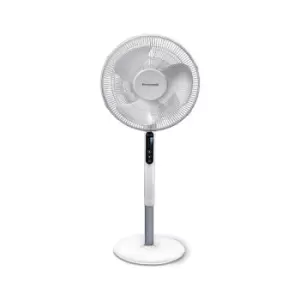 Image of QuietSet Oscillating Floor Fan - White - Honeywell