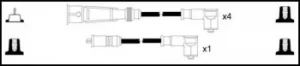Image of Remax HT Ignition Leads Cable Set Copper Core Cable 5 Leads AUDI 100