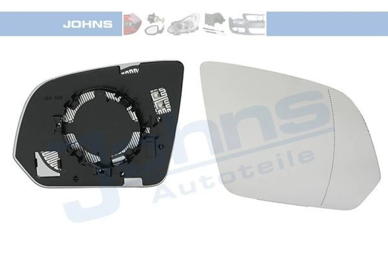 Image of Wing mirror glass JOHNS 50 43 38-81