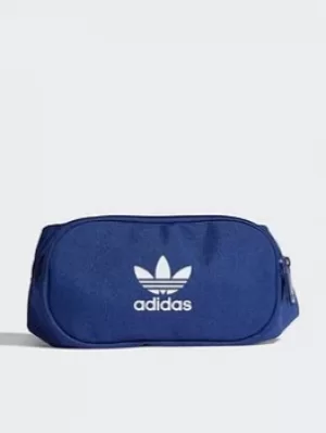 image of adidas Originals Adicolor Branded Webbing Waist Bag, Pink/Red/White, Men