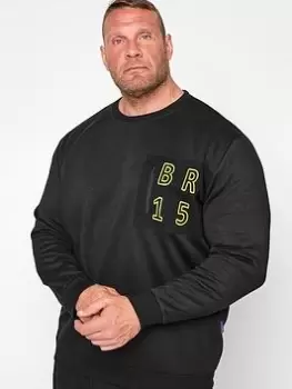 Image of BadRhino Br15 Pocket Sweatshirt - Black, Size XL, Men