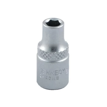 Image of Kennedy-pro - 1/4' A/F Single Hex Socket 1/4' Sq Dr