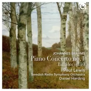 Image of Johannes Brahms Piano Concerto No 1/Ballades Op 10 by Johannes Brahms CD Album