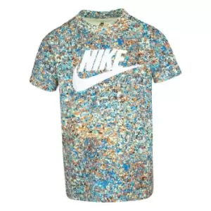 image of Nike AOP Short Sleeve T Shirt Infants - Green