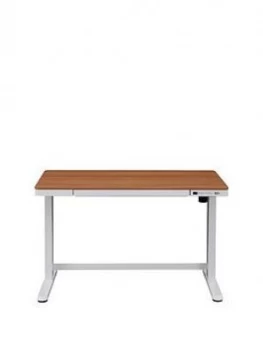 Image of Koble Juno Desk With Wireless Charging And Electric Height Adjustment - Oak/White