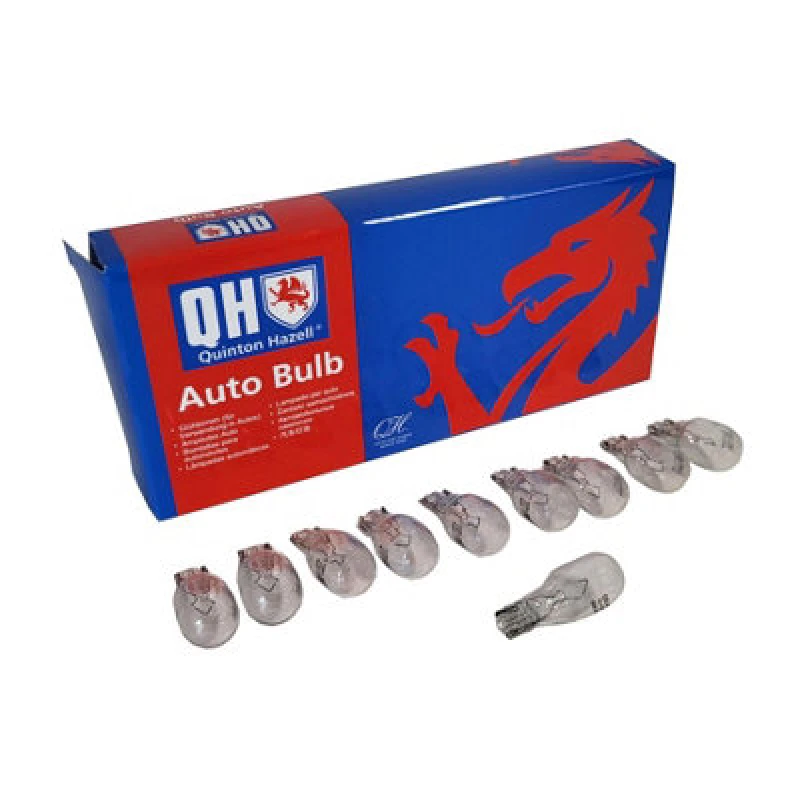 Image of 10X Quinton Hazell Car Vehicle 12V 16W W2.1 X 9.5D Capless Bulb Qbl955 Fits Ford