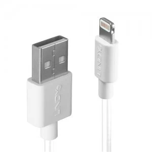 Image of Lindy 31325 USB cable 0.5 m 2.0 USB A White