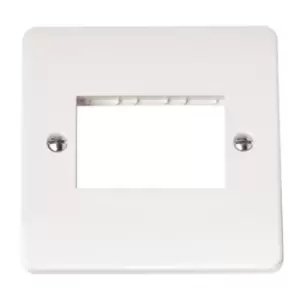 Image of Mode CMA403 1 Gang Minigrid Unfurnished Plate - 3 Apertures - Mode - 216746