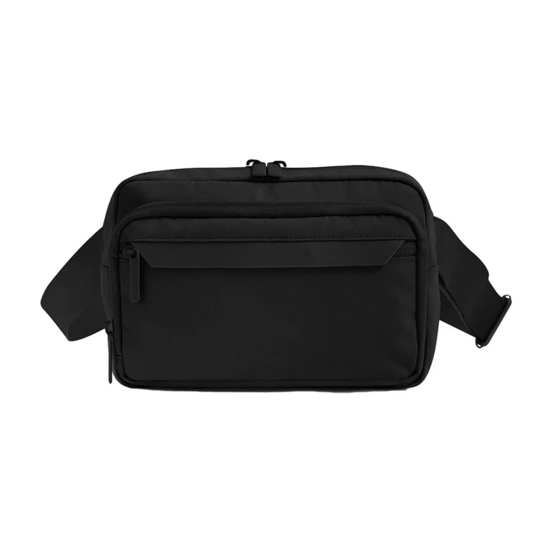Image of Quadra Mens Airside Crossbody Bag in Black Male One Size