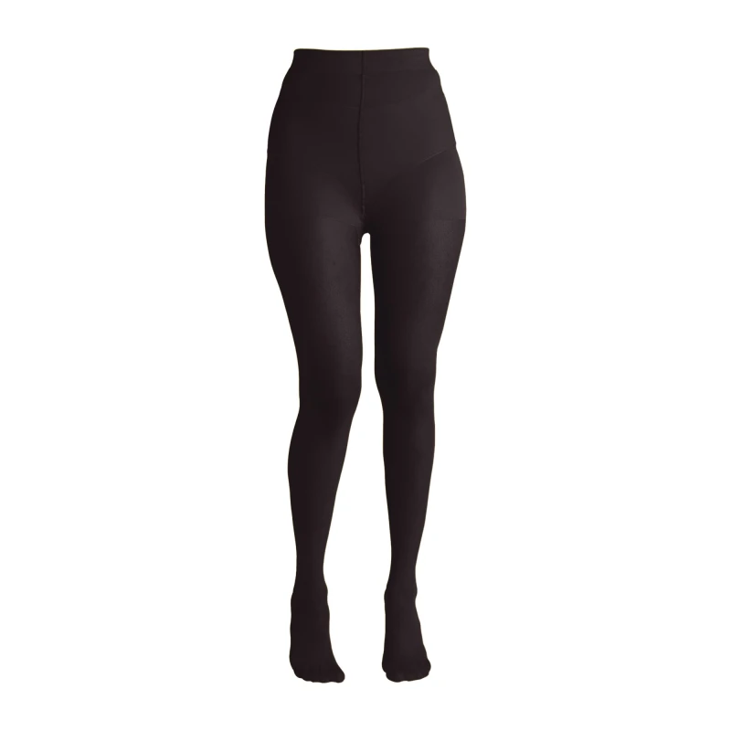 Image of Couture Opaque Velvet Touch Tights Black female