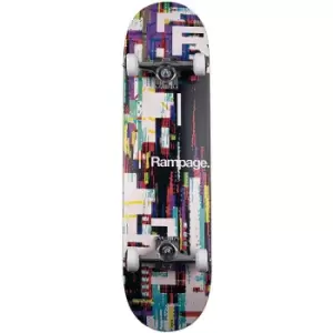 image of Rampage Complete Skateboard, Glitch Flicker