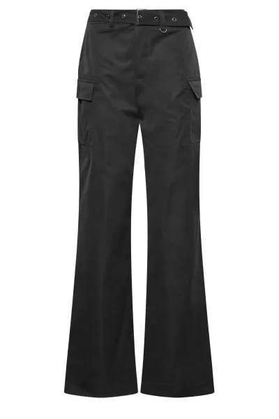 Image of Tall Belted Wide Leg Cargo Trousers