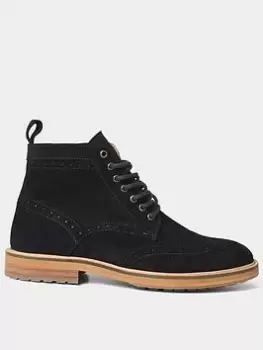 image of Joe Browns Leith Walk Suede Boots - Navy, Size 11, Men