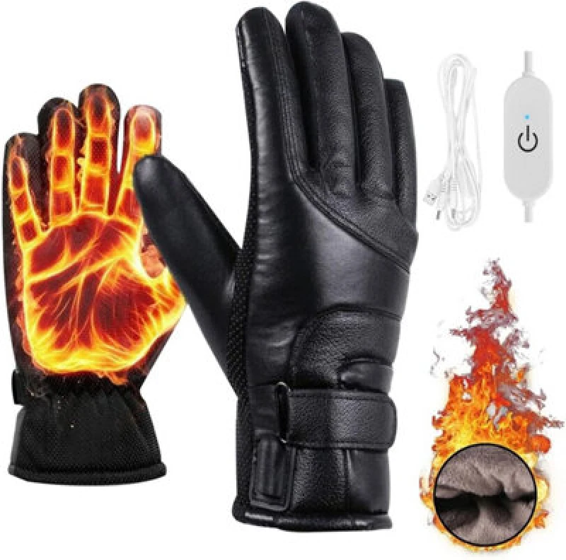 Image of Groundlevel Winter Warm Heated Gloves - One Size