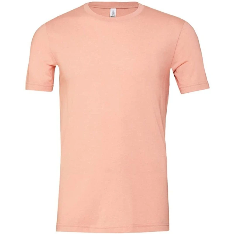 Image of Bella + Canvas Mens Heather Cvc Short Sleeve T-Shirt in Cream Size: XS Cream Male XS
