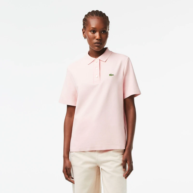 Image of Lacoste Womens Short-Sleeve Polo Shirt Nidus female 8 (36)