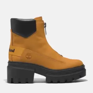 Timberland Everleigh Front-zip Boot For Her In Yellow, Size 4