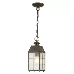 Image of Hinkley Nantucket Outdoor Pendant Ceiling Light Aged Brass, IP44