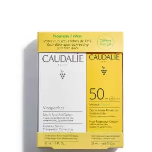 Image of Caudalie Vinoperfect Serum and Suncare Set 2023