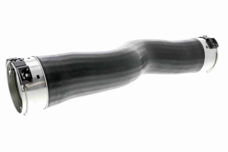 Image of VAICO V20-2724 Turbocharger Hose Rubber with fabric lining, Q+, original equipment manufacturer quality Rubber with fabric lining Charger Intake Hose