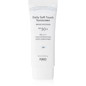 image of Purito Daily Soft Touch Sunscreen light protective moisturiser SPF 50+ 60 ml