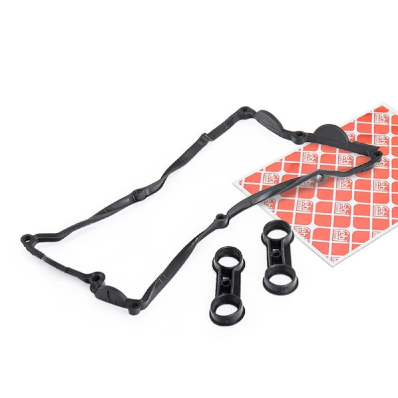 Image of FEBI BILSTEIN 27490 Gasket Set, rocker cover FPM (fluoride rubber) ACM (Polyacrylate), FPM (fluoride rubber) Gasket Set,rocker cover (979)