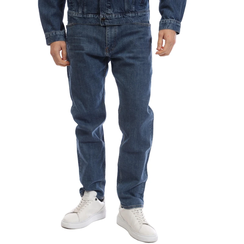 Image of Boss Mens H Taber Slim Fit Jeans Bright Blue male 38W R