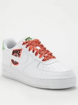 image of Nike Air Force 1 '07 SE - White/Green, Size 3, Women