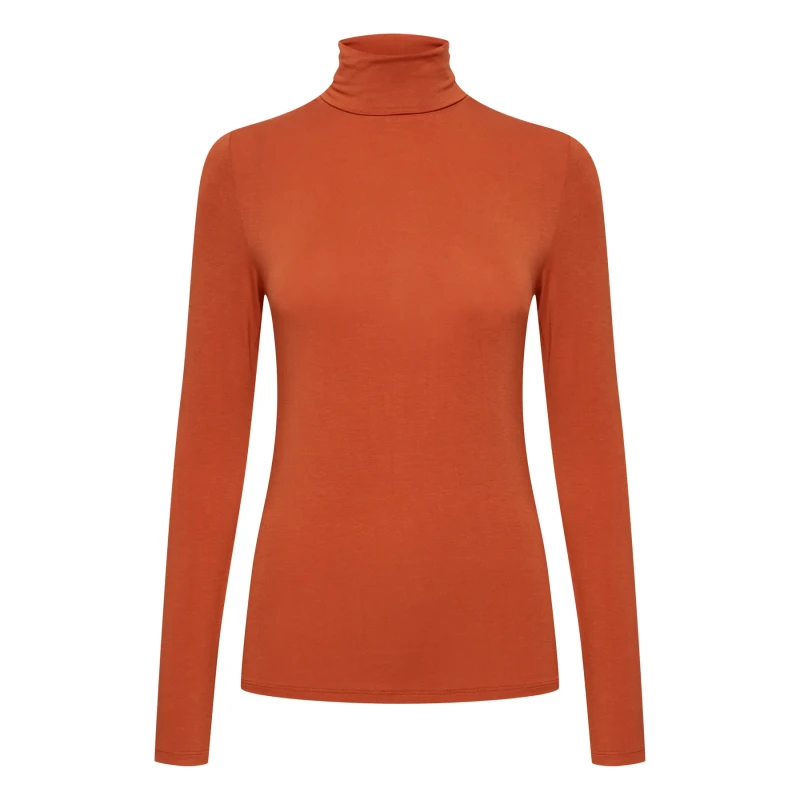 Image of Ichi Womens long sleeve T-Shirt Ichi Philuca Orange Female L