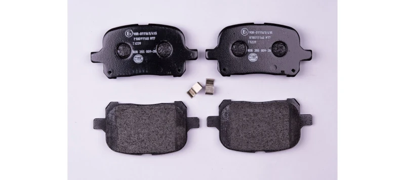 Image of HELLA Brake pad set HELLA 8DB 355 009-351