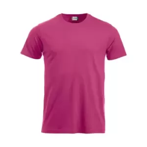 Image of Clique Mens New Classic T-Shirt (3XL) (Bright Cerise)