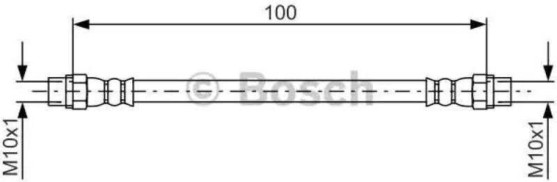 Image of Bosch 1 987 481 784 Brake Hose Brake Hose (83)