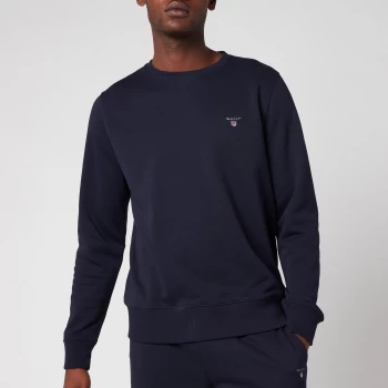 Image of GANT Mens Original Sweatshirt - Evening Blue - L