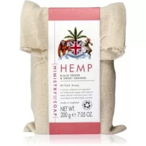 Image of The Somerset Toiletry Co. Ministry of Soap Natural Hemp Bar Soap for Body Black pepper & Sweet Orange 200 g
