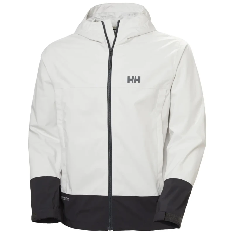 Image of Helly Hansen Hooded waterproof jacket Helly Hansen Block Gris Male 2XL