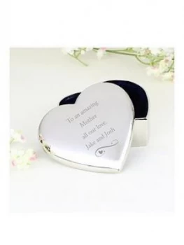 Image of Personalised Heart Trinket Box