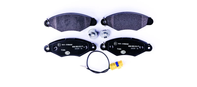 Image of HELLA Brake pad set HELLA 8DB 355 012-711
