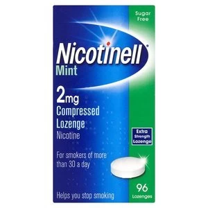 image of Nicotinell Mint 2mg Compressed Lozenge 96 Lozenges