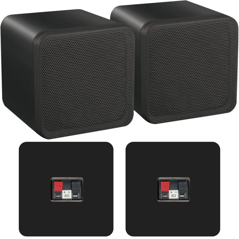 Image of Loops Wireless Bluetooth Amplifier & 80W Background Speaker Kit Home Cinema HiFi Amp Multi unisex
