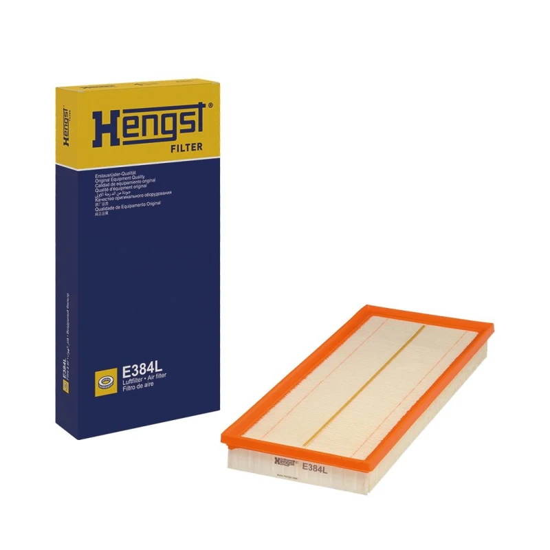 Image of HENGST FILTER E384L Air filter Filter Insert Air Filter (8)