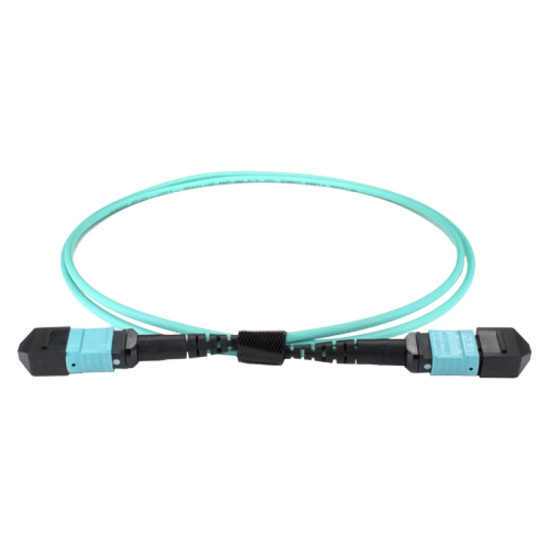 Image of Cablenet MPO-12TC4MPO10 InfiniBand/fibre optic cable 10 m Aqua colour