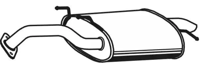 Image of VEGAZ HUS-229 Rear silencer Rear End Silencer (3437)