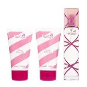 image of Aquolina Pink Sugar Eau de Toilette 50ml Gift Set