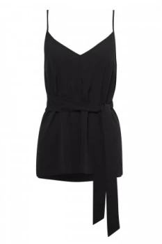 Image of French Connection Dalma Crepe Light Strappy Cami Black